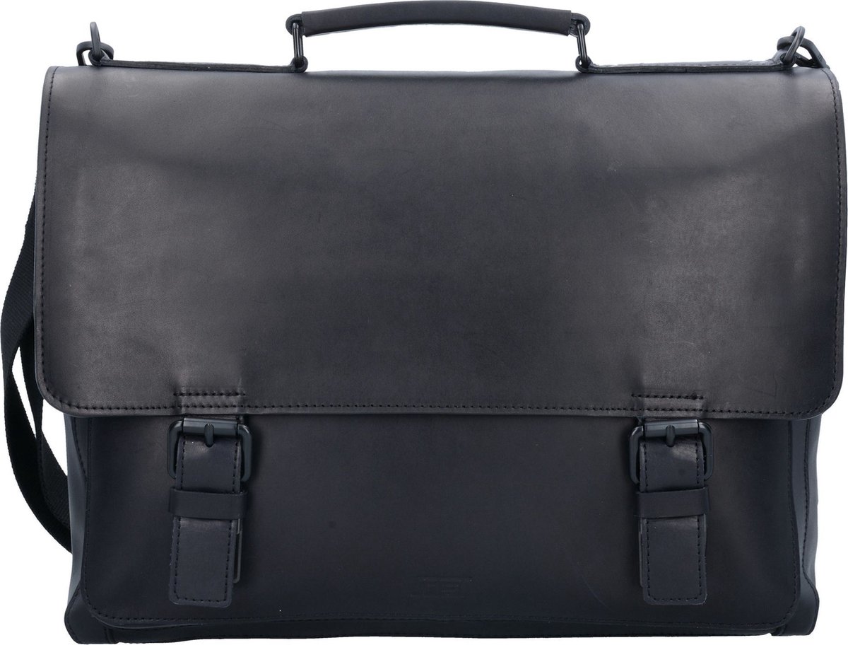 Jost Futura aktetas leer 38 cm Laptopvak - 37cm (15 duim) - black