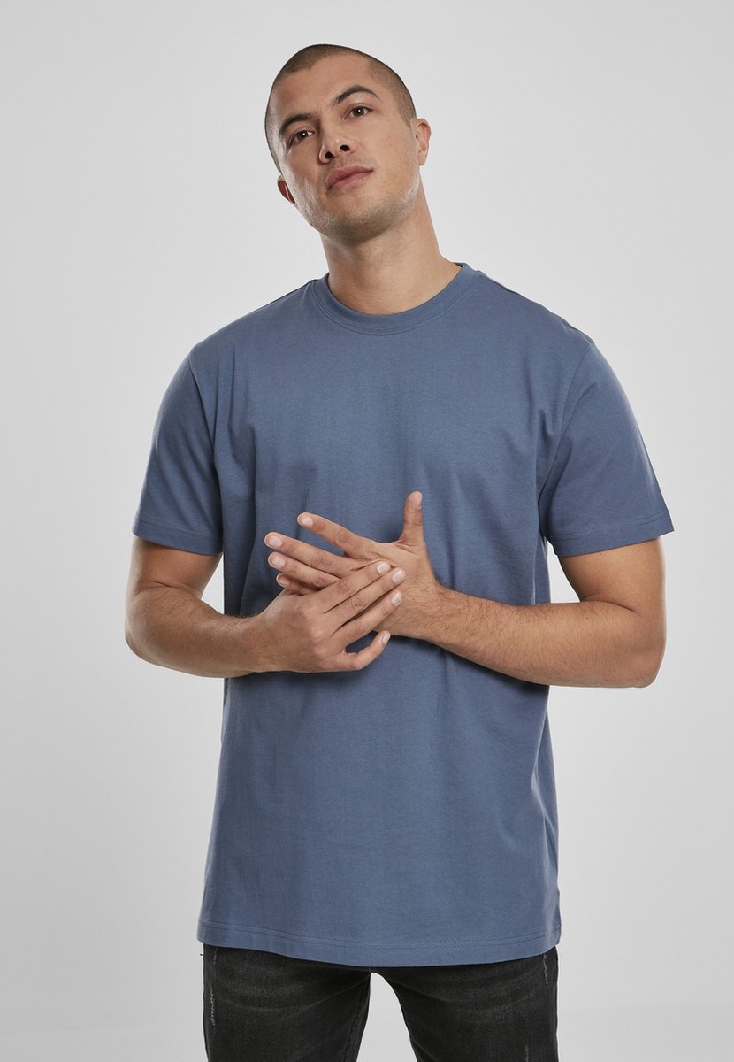 Urban Classics Basic Heren T-shirt 2XL Blauw