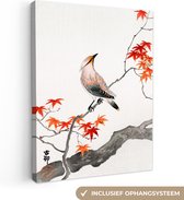 Toile Peinture Érable du Japon - Vogel - Arbre - Vintage - 90x120 cm - Décoration murale