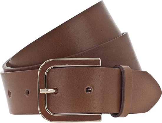 Vanzetti Cuir ceinture 35mm Leather Belt W90 Mid Brown brun