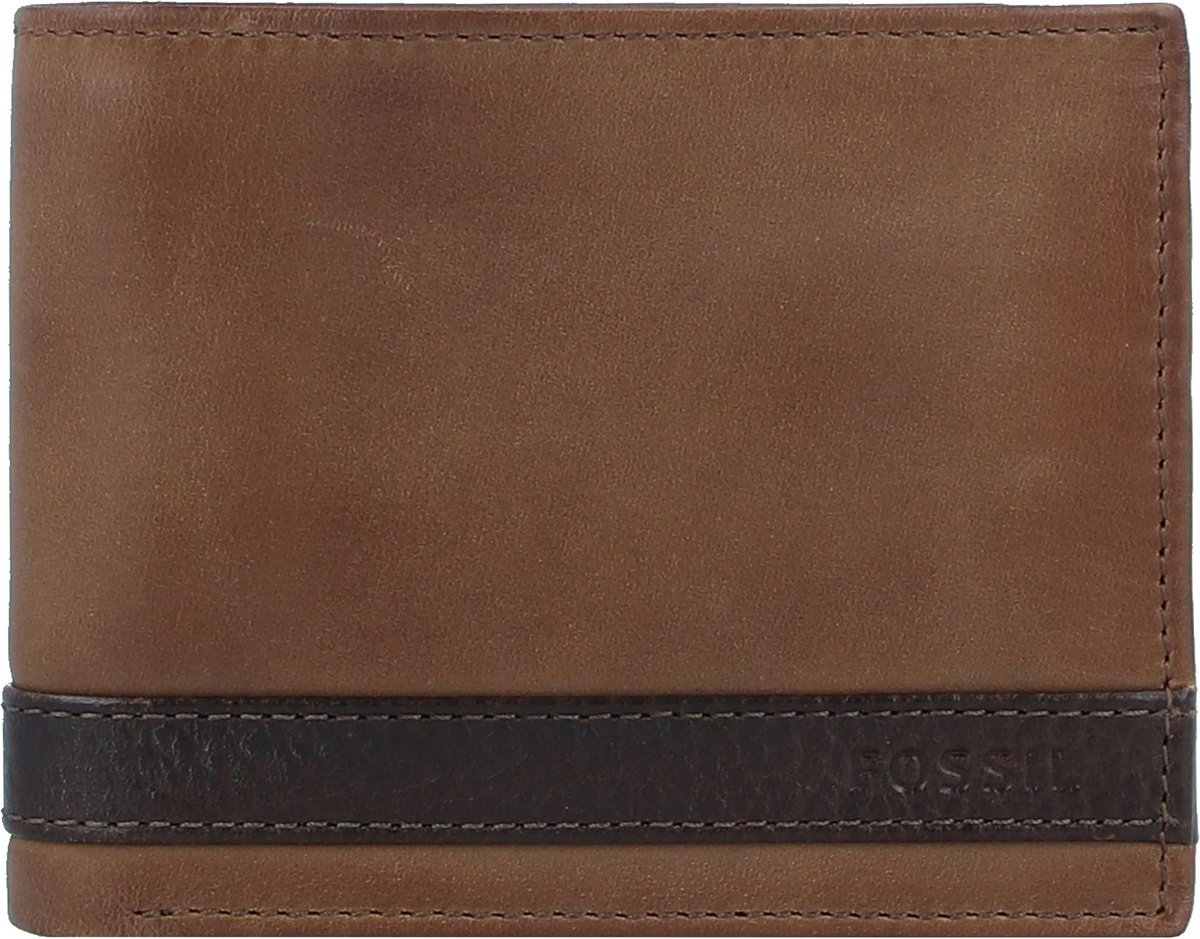 FOSSIL Kaarthoes Quinn Bifold Flip ID Brown Bruine