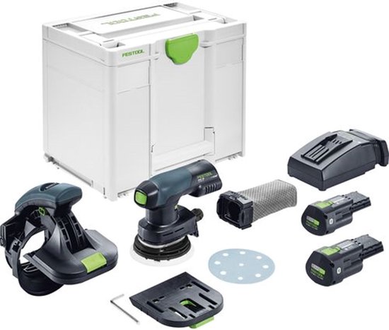 Festool ES-ETSC 125 3,0 I-Plus Accu Kantenschuurmachine 18V 3.0Ah in Systainer - 577697