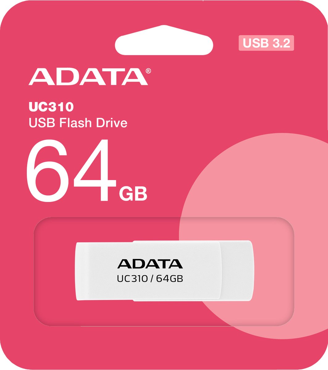 ADATA UC310 USB flash drive 64 GB USB Type-A 3.2 Gen 1 (3.1 Gen 1) Wit