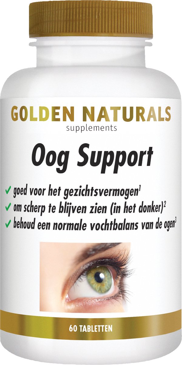 Goedkoopste Golden Naturals Oog Support (60 veganistische tabletten