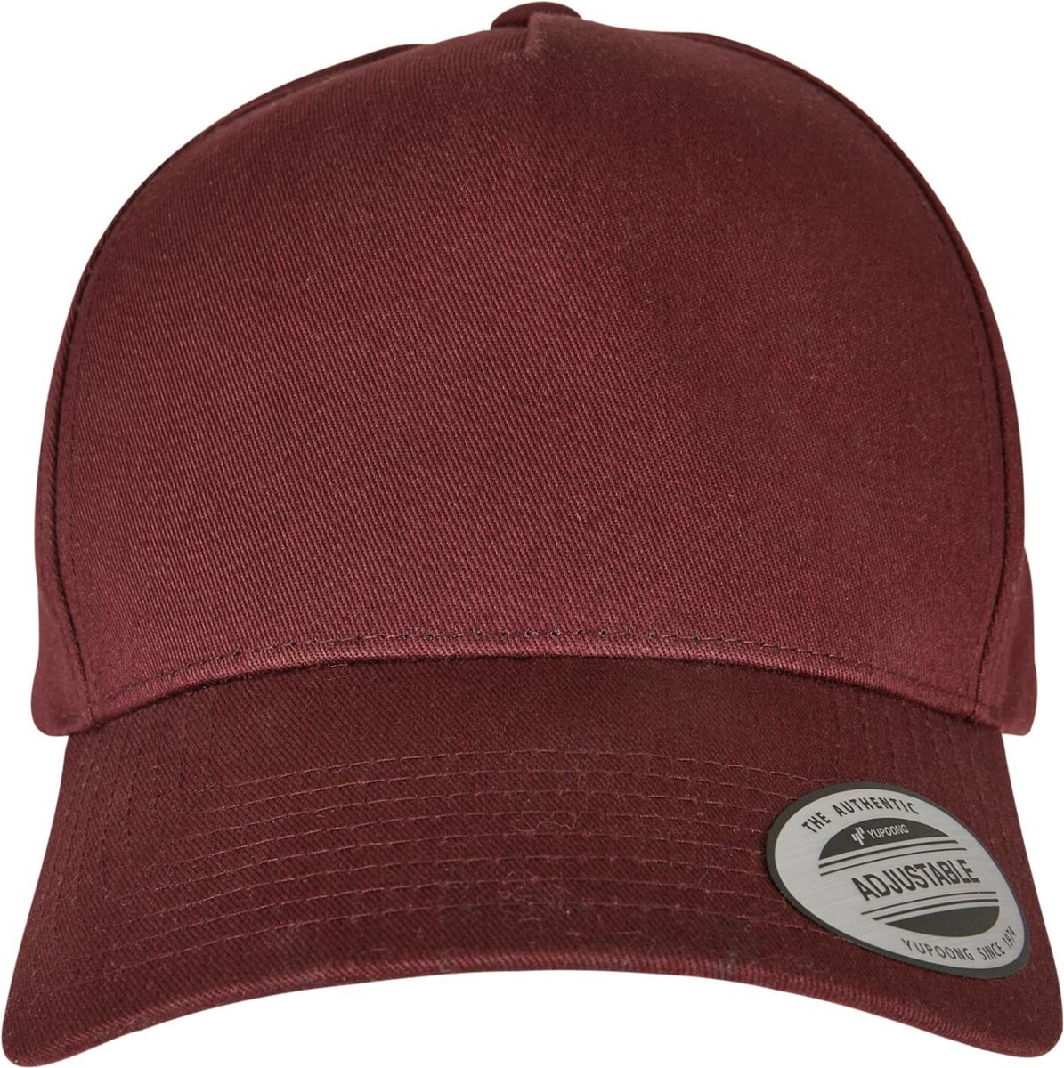 Flexfit - 5Panel Curved Classic Snapback Pet - Bordeaux rood