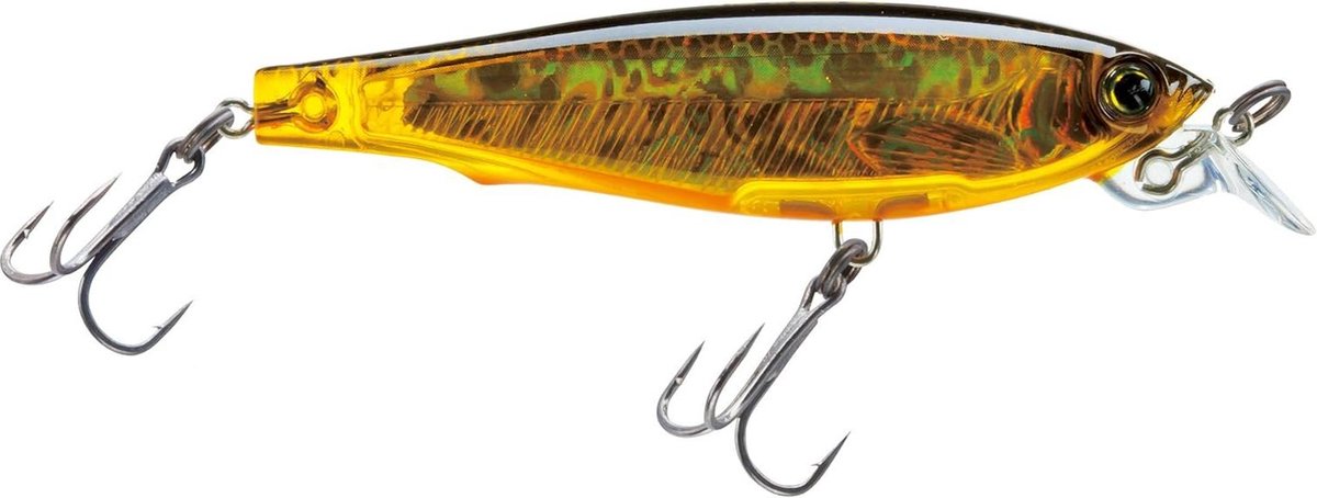 3DS Minnow Schorsing Lokken Holografisch Goud Zwart - 2-3/4 Inch