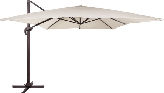 Springos Parasol | Parasols | Kantelbaar | Met Ventilatie | Ecru | 290 x 290 cm