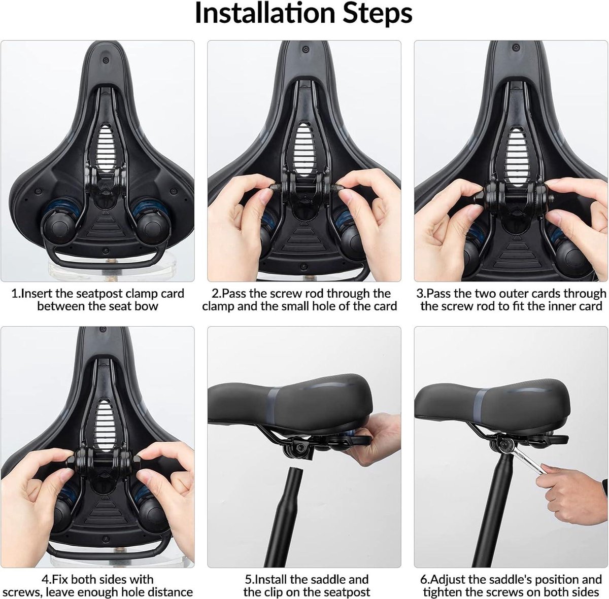 Coussin De Selle De Vélo Ergonomique En Silicone Pour Vélo De Route