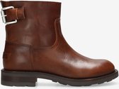 Shabbies Amsterdam - Alyd Ankie Boot Leer Cognac - Maat 38