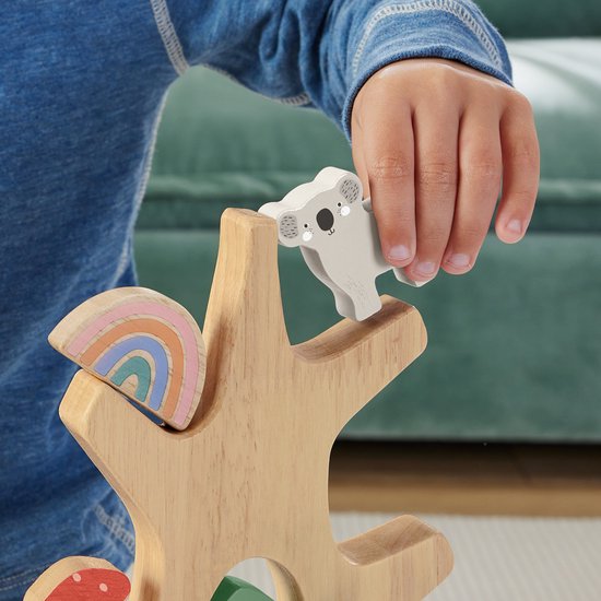 Fisher-Price Houten Balansboom - Stapelspeelgoed van Fisher Price — afbeelding 5