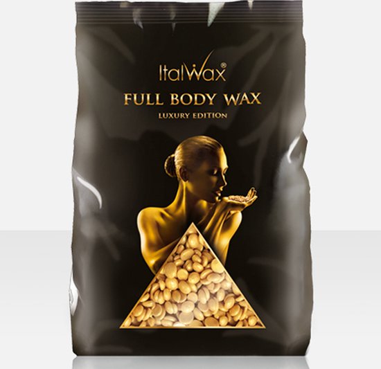 ItalWax - Luxe Film Wax Gold 1kg - Wax Beans - Hard Wax - Wax Bonen - Volledige Lichaamswax