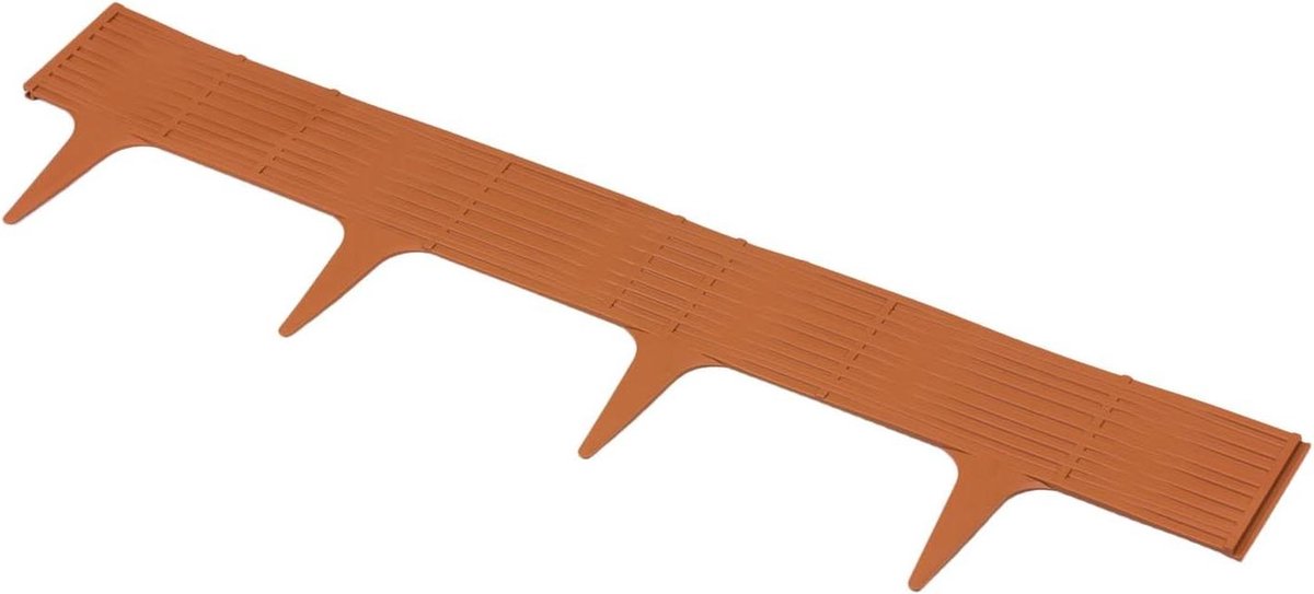 390x1865 cm Garden Border Line Design - Terracotta (5-delig) Prosper Plast IBWI-R624