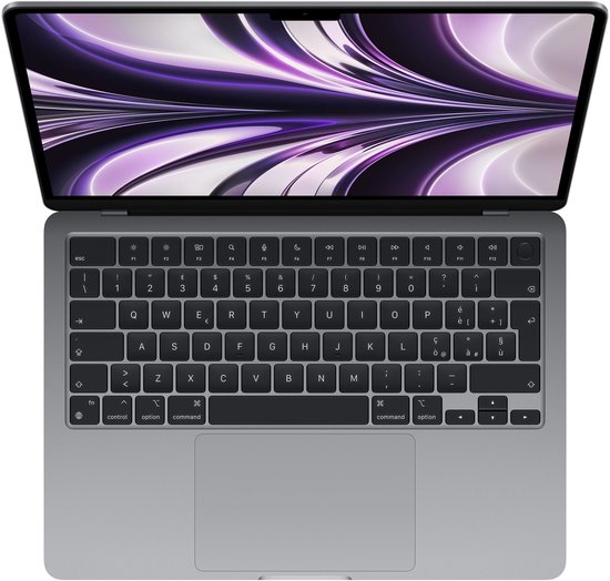 Apple MacBook Air 2022 - 13.6 inch - M2-chip - 256 GB - Spacegrijs