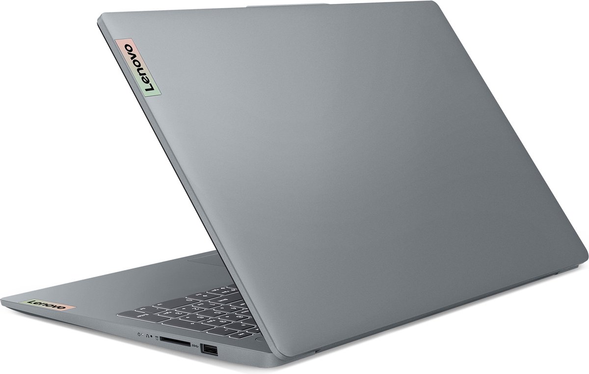 Lenovo IdeaPad Slim 3 15AMN8 AMD Ryzen™ 5 7520U Laptop 39,6 cm (15.6") Full HD 16 GB LPDDR5-SDRAM 512 GB SSD Wi-Fi 6 (802.11ax) Windows 11 Home Engels Grijs thumbnail 2