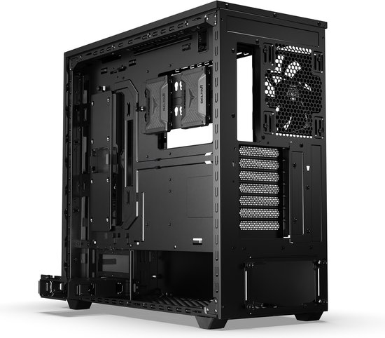 be quiet! Shadow Base 800 DX Noir, Tower Midi , PC, Zwart, ATX, EATX, micro ATX, Mini-ITX, Acrylonitrile Butadiène Styrène (ABS), Acier, Verre trempé, Multi