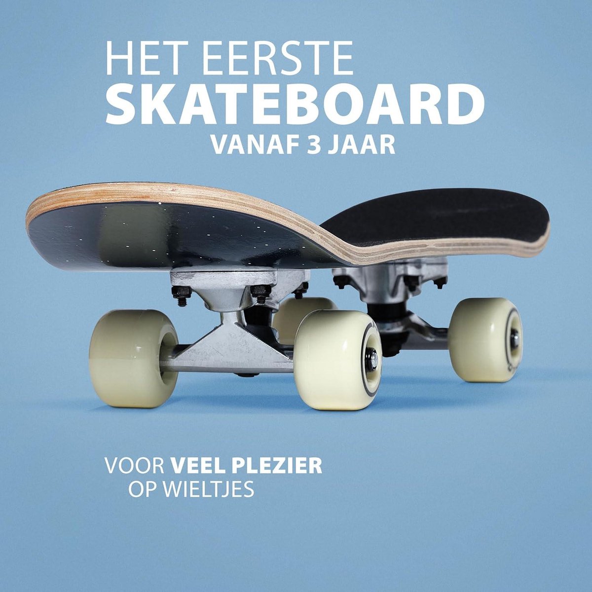 Skateboard Klein Compleet Board met ABEC 3 Lagers en Aluminium Assen - Verschillende Designs voor Kinderen en Tieners