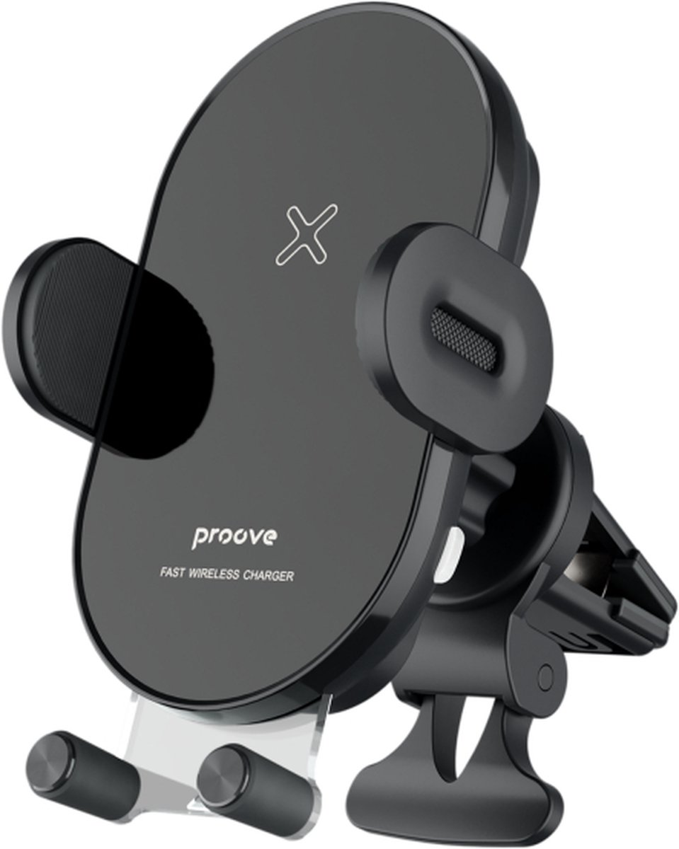Proove Rounded Energy 15W Draadloze Telefoonhouder Auto Ventilatierooster en Dashboard – Eenvoudige en Efficiënte Oplossing