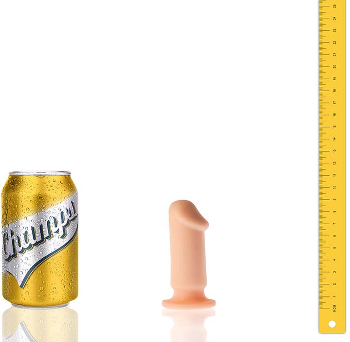 Goedkoopste Champs - Tiny - Original Dildo - 9 x 3,3 cm - Lichte Huidskleur