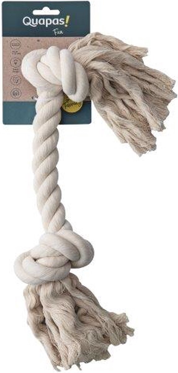 Quapas! Dog Toy Rope Open End Natural 70CM
