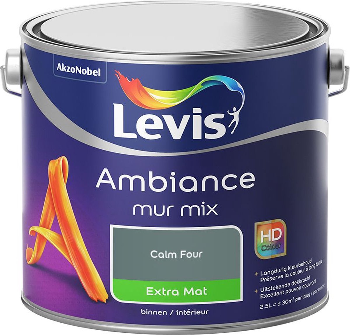 Levis - Ambiance Mur Extra Mat Mix - Calm Four - Mengverf - 2,5 L