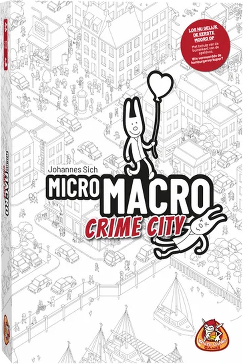White Goblin Games - MicroMacro: Crime City - Coöperatiefspel - 1 tot 4 spelers - Samenwerken - los nu 16 misdaden op - Vanaf 10 jaar — afbeelding 11