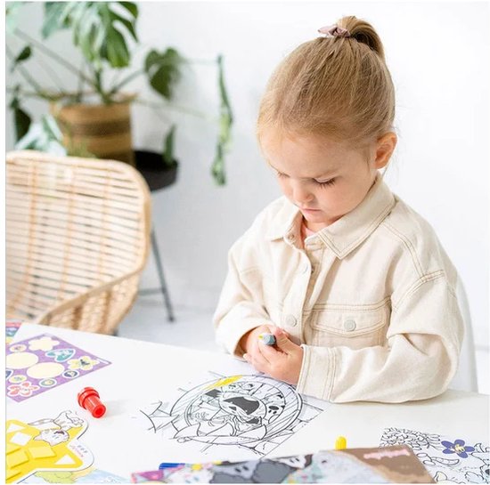 Woezel & Pip XL Knutselkoffer met knutselbenodigheden, creatief speelgoed jongens en meisjes - junior vanaf 3 jaar - Bambolino Toys - knutselbox knutselpakket cadeau tip