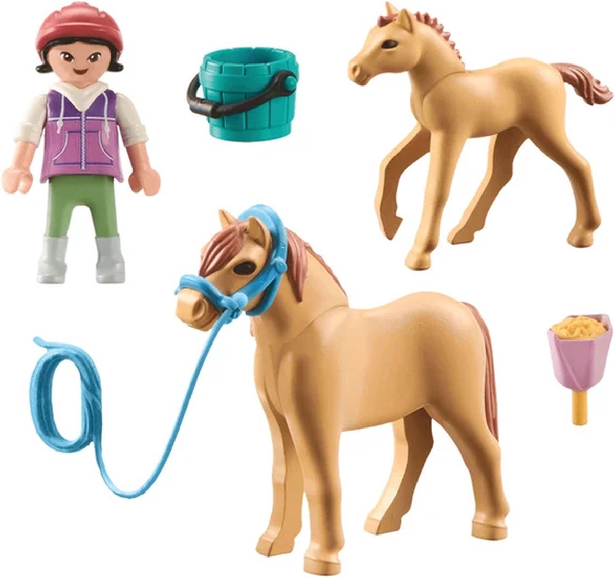 PLAYMOBIL Horses of Waterfall Kind met pony en veulen - 71498 — afbeelding 12