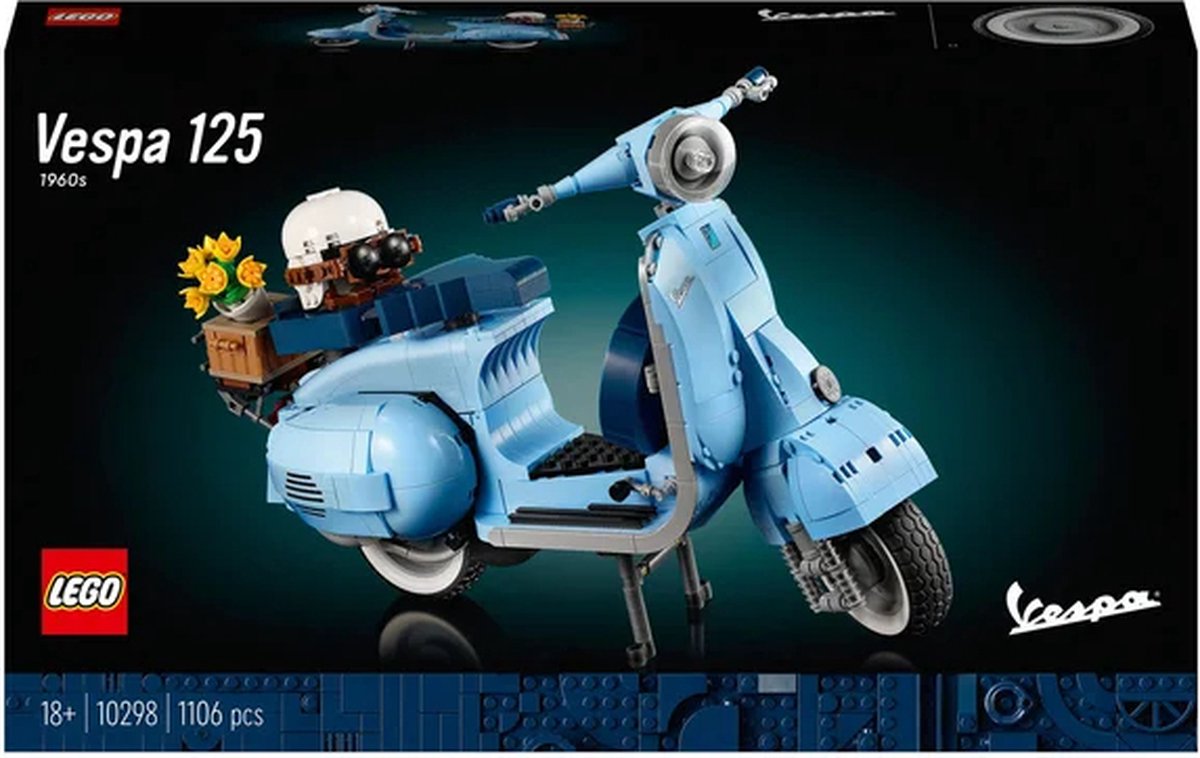 LEGO Vespa 125 Scooter bouwbare modelbouwset voor Volwassenen - 10298 — afbeelding 8