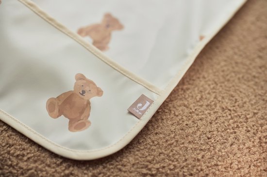 Jollein - Slab Waterproof (Teddy Bear) - Polyester - Polyurethaan - Slabbetjes Baby - 2 Stuks - 40 cm van Jollein — afbeelding 4