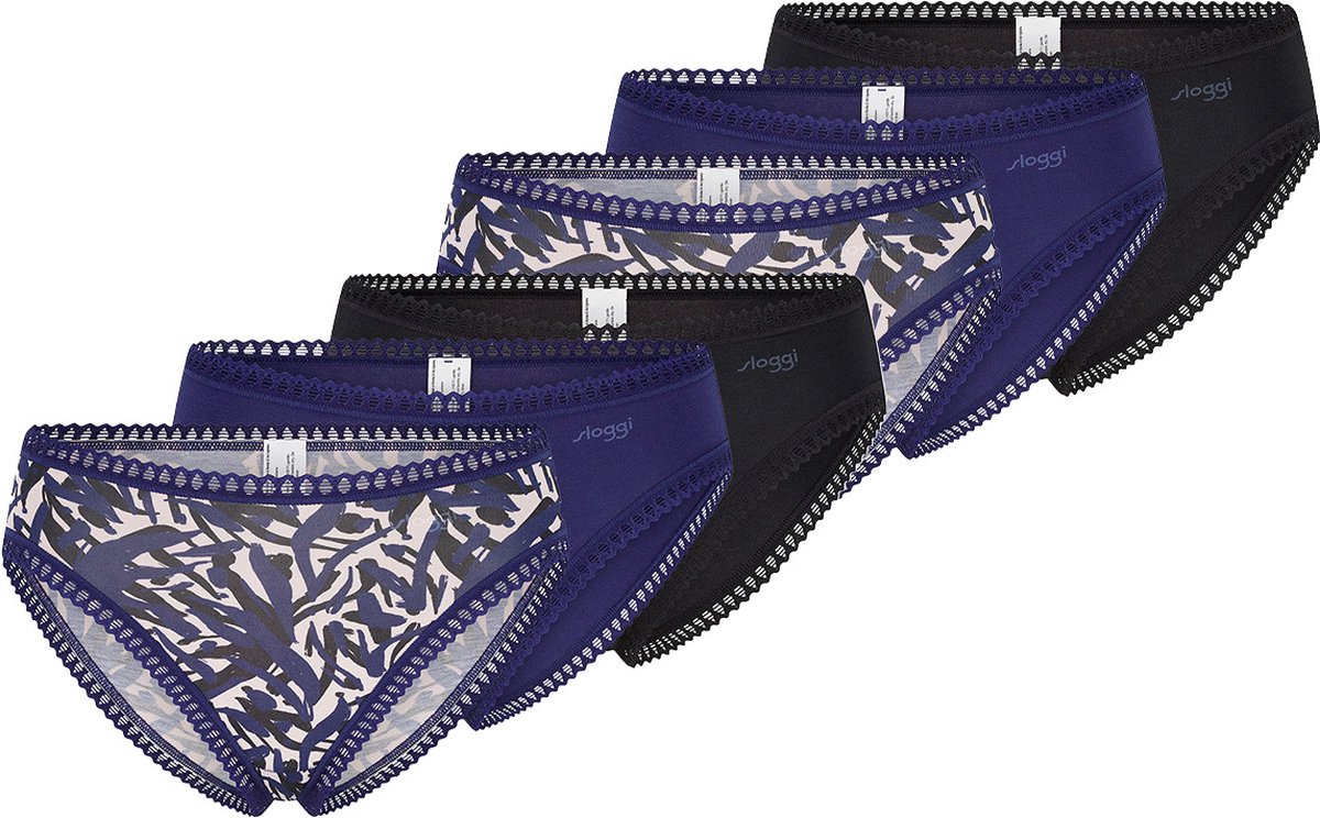 sloggi Dames slip / onderbroek 6 pack GO Crush