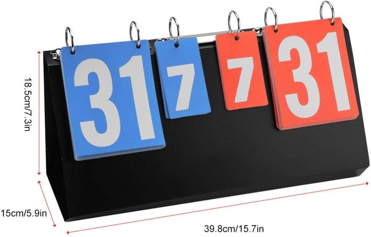 Tableau de bord de sport Portable à 2/3/4 chifes, compteur de score