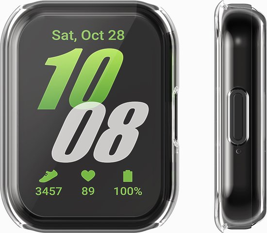 kwmobile 2x smartwatch hoes geschikt voor Samsung Galaxy Fit 3 hoesje Siliconen. bol