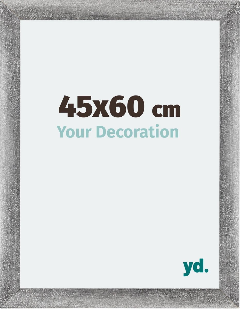 yd. Your Decoration - Fotolijst 45x60 cm - MDF - Grijs Geveegd - Mura