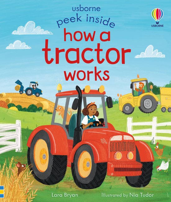Peek Inside- Peek Inside How a Tractor Works - cover
