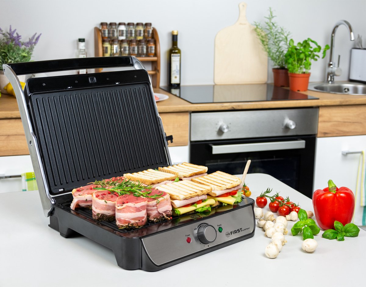TZS First Austria Contactgrill - Tosti-apparaat thumbnail 4