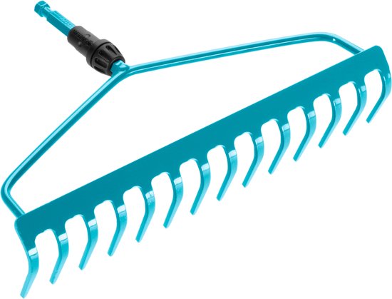 GARDENA Combisystem Beugelhark 36 cm 14 Tanden Roestvrij Staal Bodem Hark Multifunctioneel