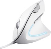Trust Verto - Bedrade Muis - Ergonomisch - Rechtshandig - Wit