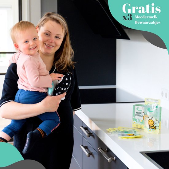 Flouer Koeltas Moedermelk met 2 Koelelementen - Borstvoeding Koeltas - Babyvoeding - Luiertas - Kolftas van FLO — afbeelding 4