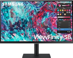 Samsung ViewFinity S80TB - LS27B800TGUXEN - 4K Thunderbolt Monitor - RJ45 - USB-Hub - Ergonomisch - 27 inch