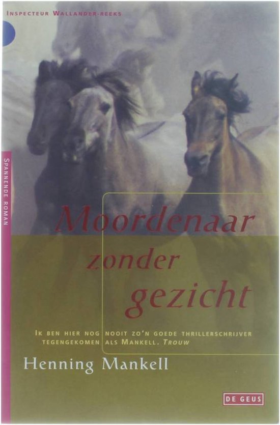 Moordenaar Zonder Gezicht Pap - cover
