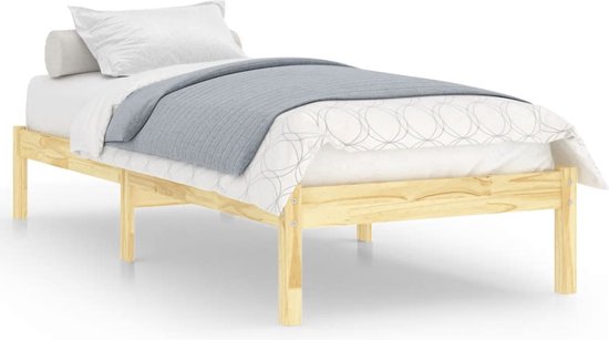 vidaXL - Bedframe - massief - grenenhout - 100x200 - cm