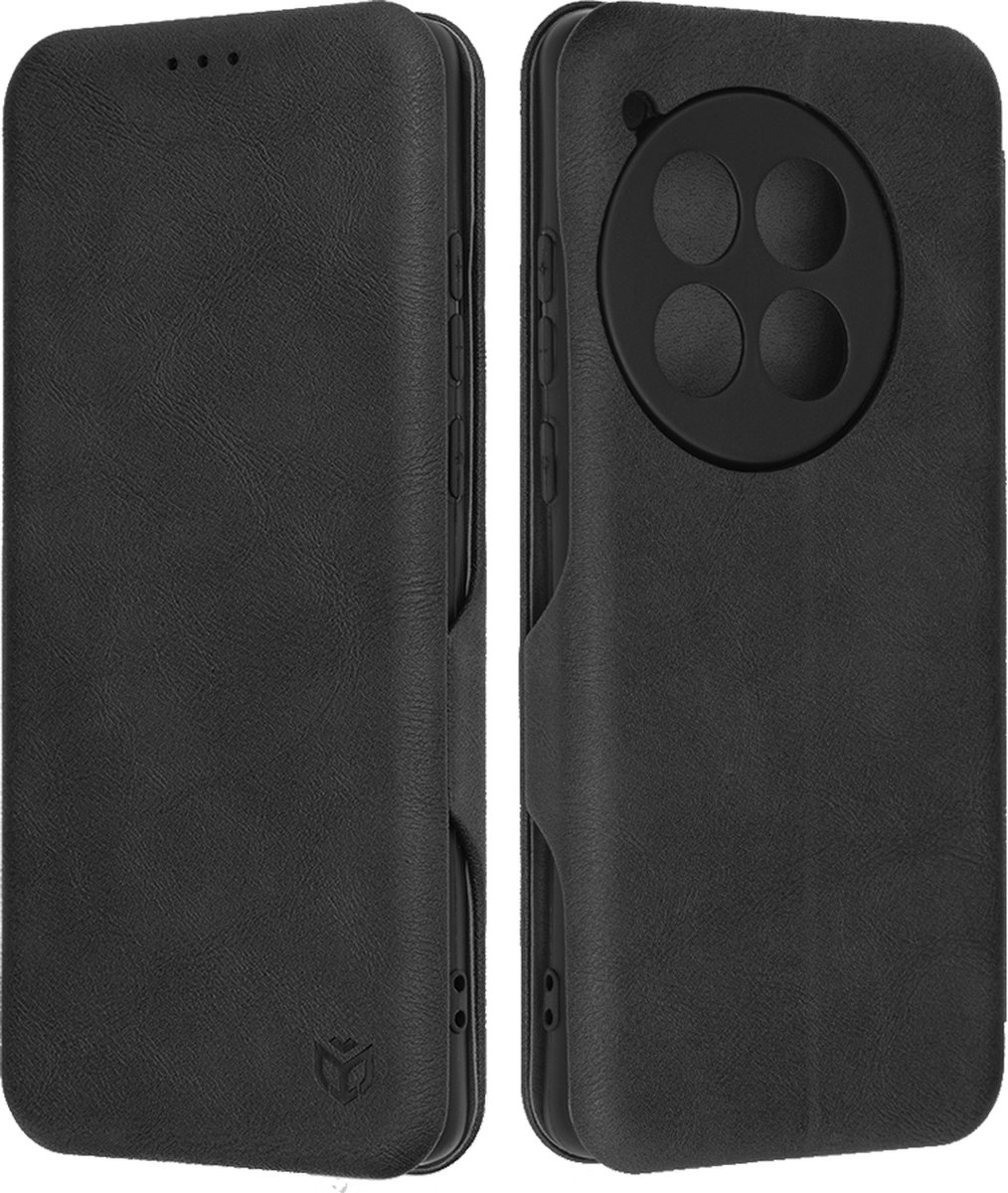 Techsuit Safe+ Book Wallet Case hoesje voor OnePlus 12 - Zwart
