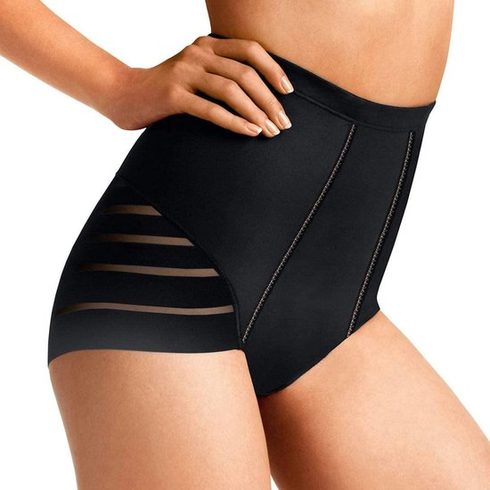 Dim Corrigerende highwaist slip - 0HZ Black - maat 40 (40) - Dames Volwassenen - Polyamide- D00IV-0HZ-40