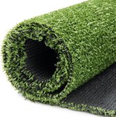 Bol.com Tapiso Kunstgras Grastapijt Canyoo Groen 7 mm Gras voor Balkon Tuin Terras Maat- 400x100 aanbieding