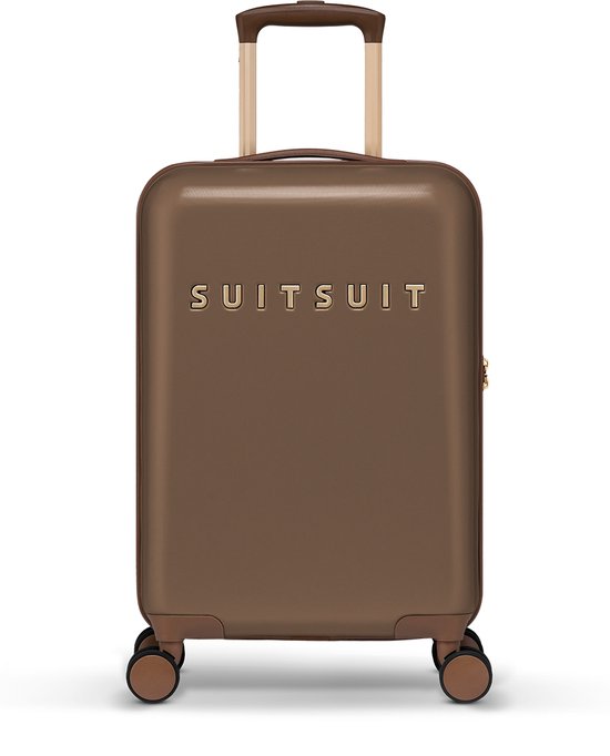 Foto: Suitsuit fab seventies handbagage koffer tsa slot 4 wielen 33l 55cm bruin