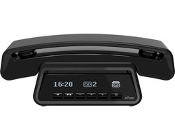 Alcatel E-pure Premium DECT Huistelefoon zwart: Stijlvol & Veilig met Blokkeerfunctie & Antwoordapparaat