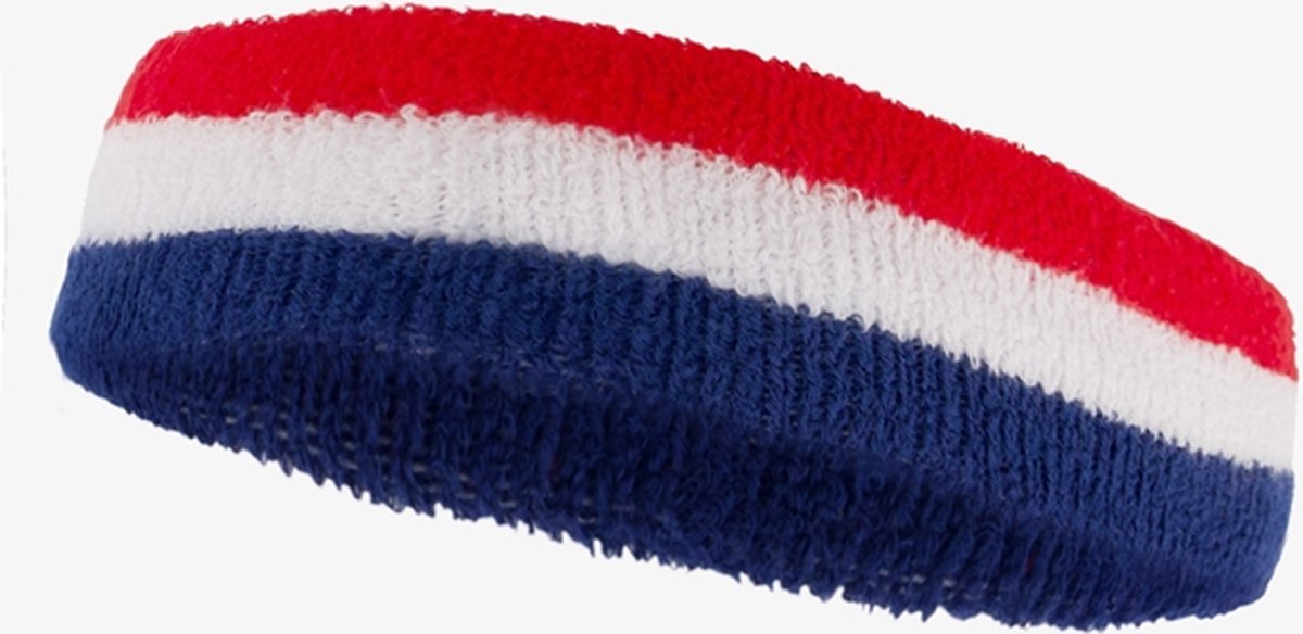 Hoofdband rood wit blauw