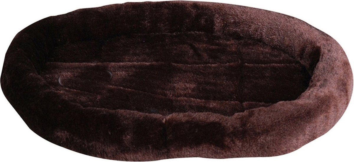 Dogihondenmand/hondenkussen - bruin - 52 x 43 cm - Huisdieren slaap kussen