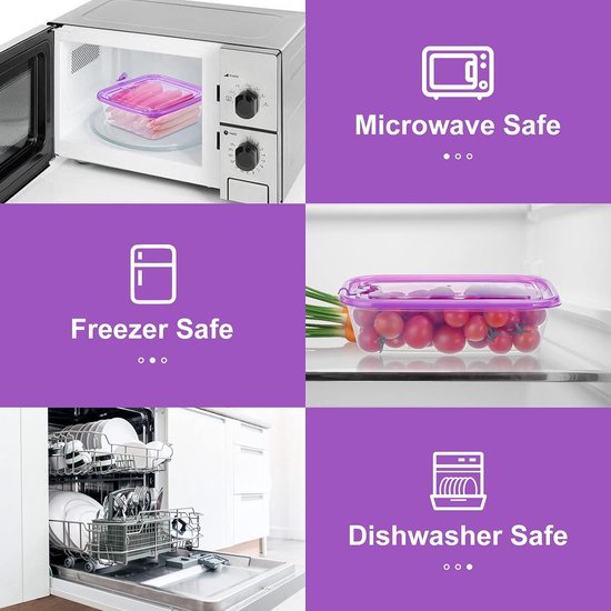GIO'STYLE Contenitore Ermetico per Alimenti - 6L - Made in Italy - Rettangolare - Adatto a Frigorifero, Freezer, Microonde - Linea Ermetici