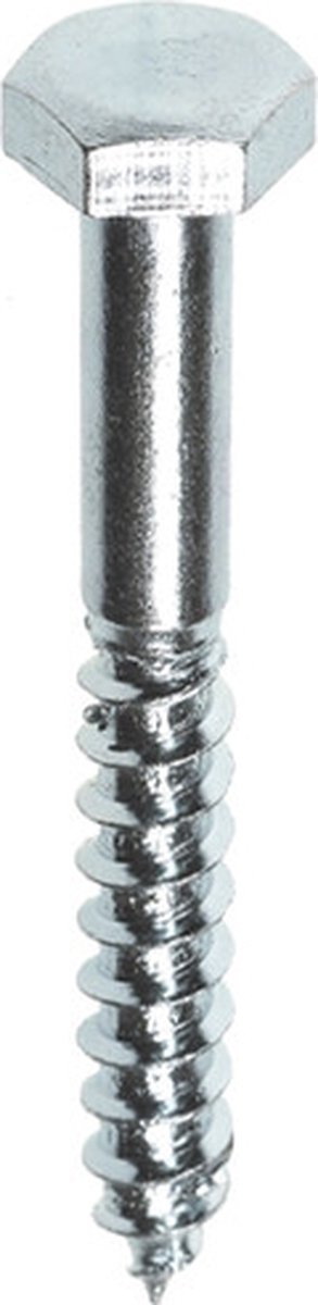 Fischer Profi houtdraadbout 6 x 60 mm verzinkt, 60 stuks, grijs